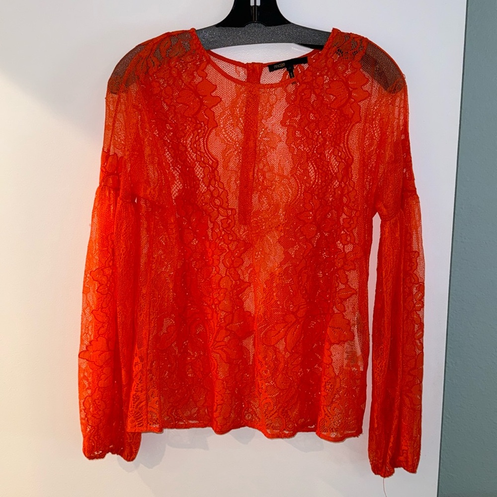 Maje lace blouse
